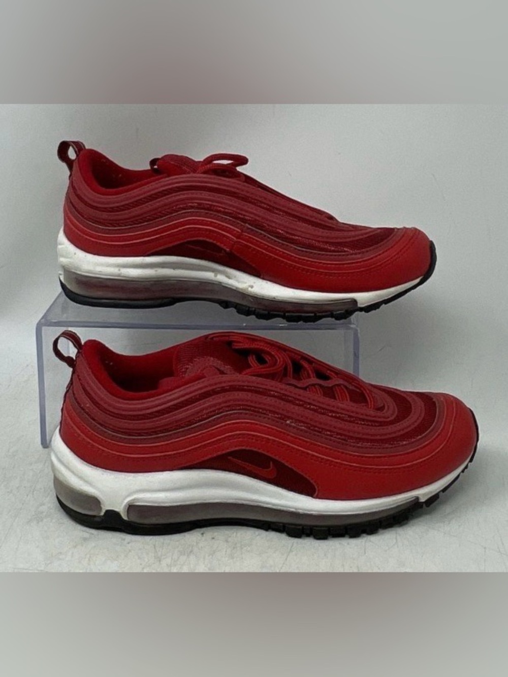 Nike, size 8.5, Air Max 97 Red & White Sneakers Like New